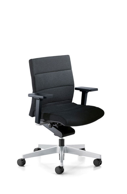1C62 - Swivel chair, medium,
with Body-Float synchro mechanism 
and weight adjustment
(T-armrests optional)