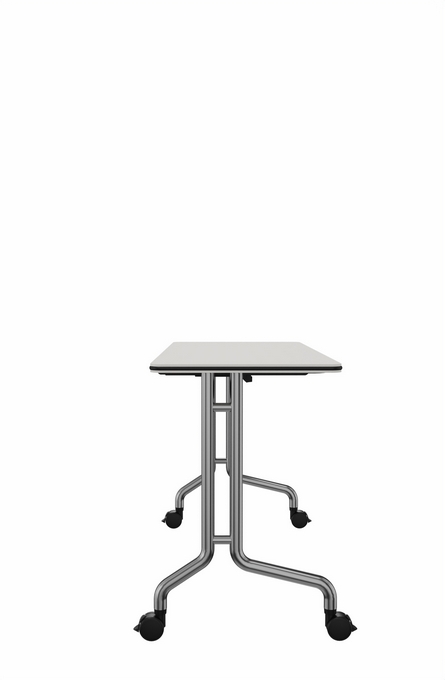 5012N - Table pliante, rectangulaire,
tube d'acier rond,
Dim: 1200x500x740 mm
( L x I x H)