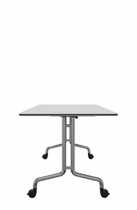 8016N - Folding table,
rectangular, round tube, 
Dim: 1600x800x740 mm
(L x W x H)