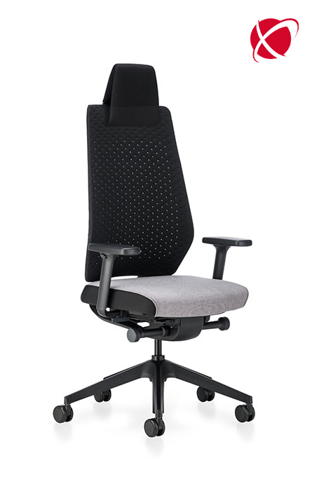 JC368 - Høj kontorstol med 
nakkestøtte
FlexGrid
(armlæn som tilvalg)
FLEXTECH INSIDE