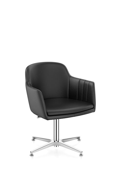 LM745 - Club stol,
firebenet fodkryds
vippebevægelse, låsbar