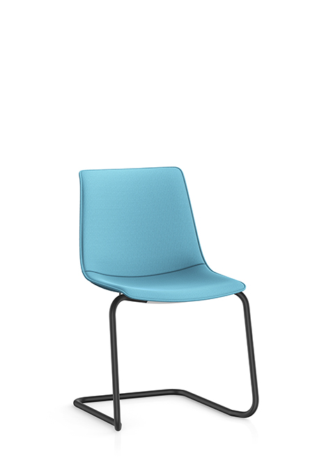 SU124 - Cantilever frame,
stacking height: 5 pieces
(Non-stackable with loop armrests)