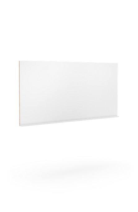 WT105 - TASKBOARD WALL W 240
Tableau blanc mural XL, largeur 2400 mm
Plateau aggloméré avec chant multiplis bouleau
Surface magnétique, inscriptible
Repose-stylo
