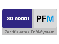 Certificeret
energistyringssystem
ISO 50001