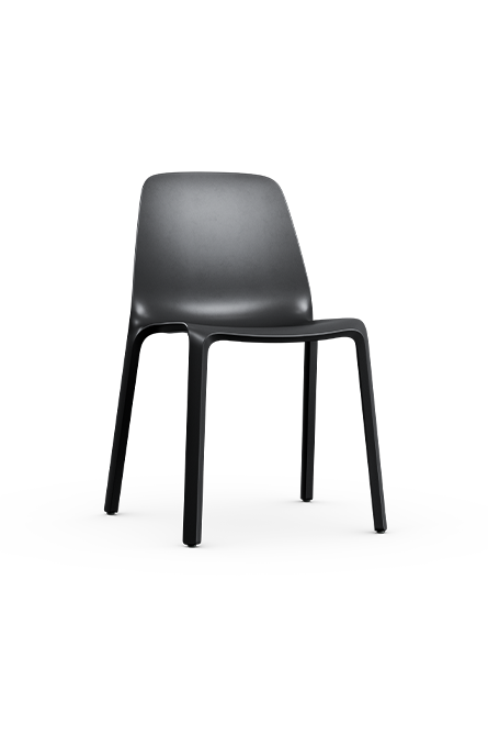MONOis1 MO100 - kunststof stoel,
vierpoots, ongestoffeerd,
universele glijder
stapelbaar: 5 stuks
