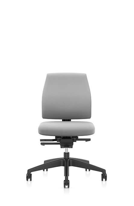 102G - Swivel chair with synchronous mechanism
and weight adjustment,
Backrest height adjustment.
Backrest height: 430 mm
