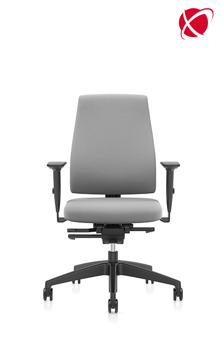 152G6 - Medium kontorstol, 
med vægtregulering,
Indstilling af sæde 
Højdeindstilling af ryg
Ryg højde 530 mm
Synkron mekanisme
FLEXTECH INSIDE
