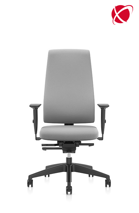 302G6 - Seduta ufficio girevole,  
schienale alto, 
regolabile in altezza, 
syncromeccanismo, 
regolazione del peso
(braccioli opzionali)
FLEXTECH INSIDE
