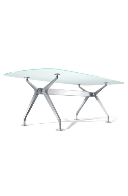 856S - Managerial table,
boat-shaped, small
Dim.:2200x1100x740 mm
(L x W x H)