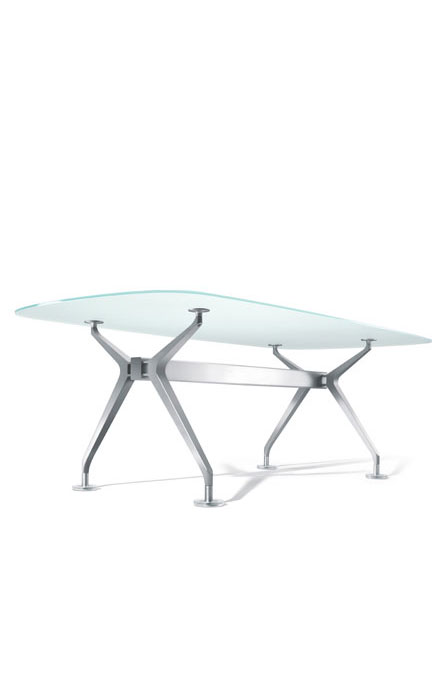 858S - Conference table, 
boat-shaped, medium
Dim.:3000x1400x740 mm
(L x W x H)
