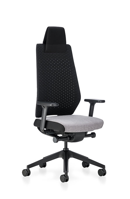 JC318 - Høj kontorstol med 
nakkestøtte
FlexGrid
(armlæn som tilvalg)