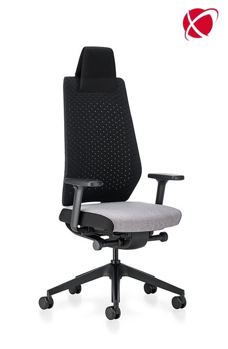 JC363 - Høj kontorstol med 
nakkestøtte 
(armlæn som tilvalg)
FLEXTECH INSIDE