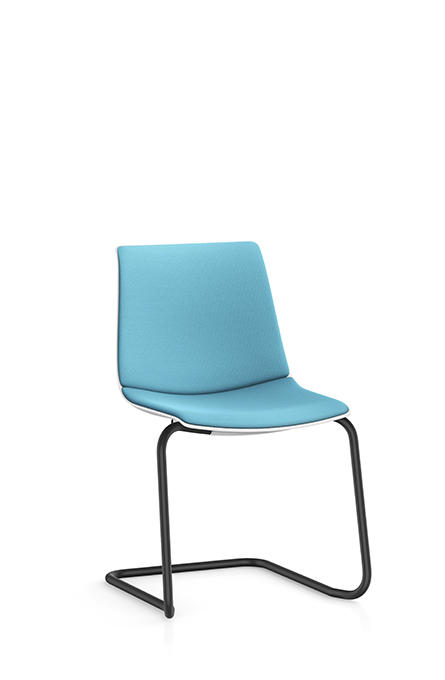 SU123 - Cantilever frame,
stacking height: 5 pieces
(Non-stackable with loop armrests)